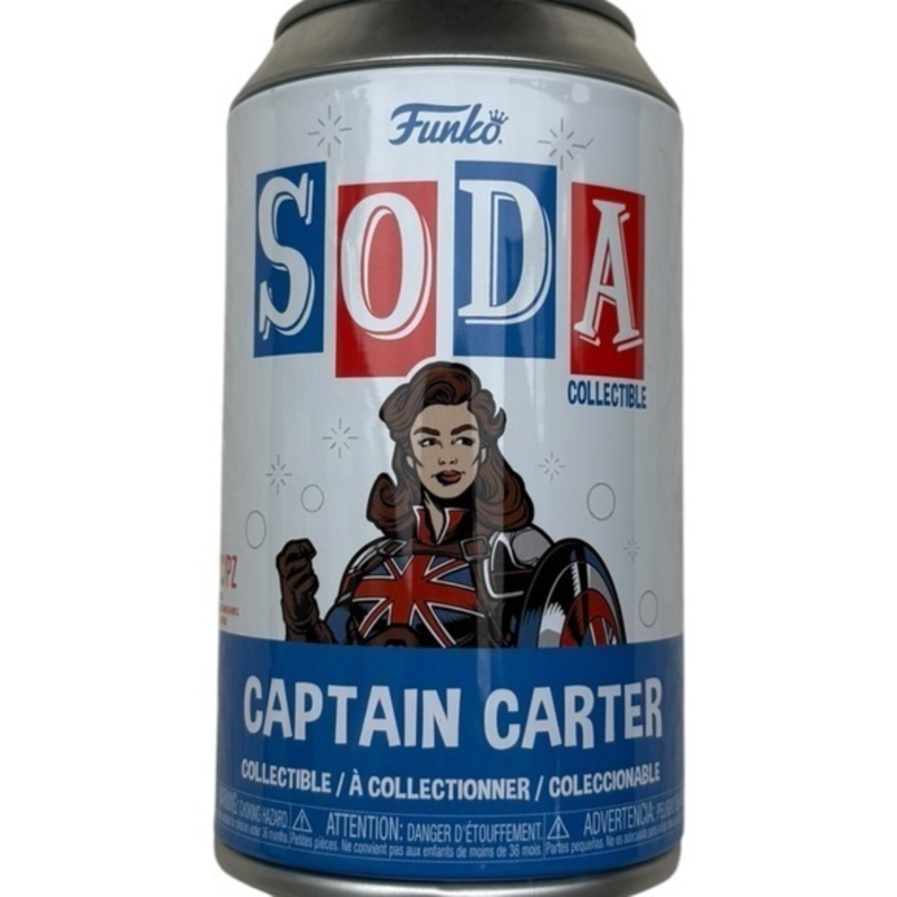3/$25 Funko Pop Soda x Marvel Studios Captain Carter Collectible Vinyl Figure
